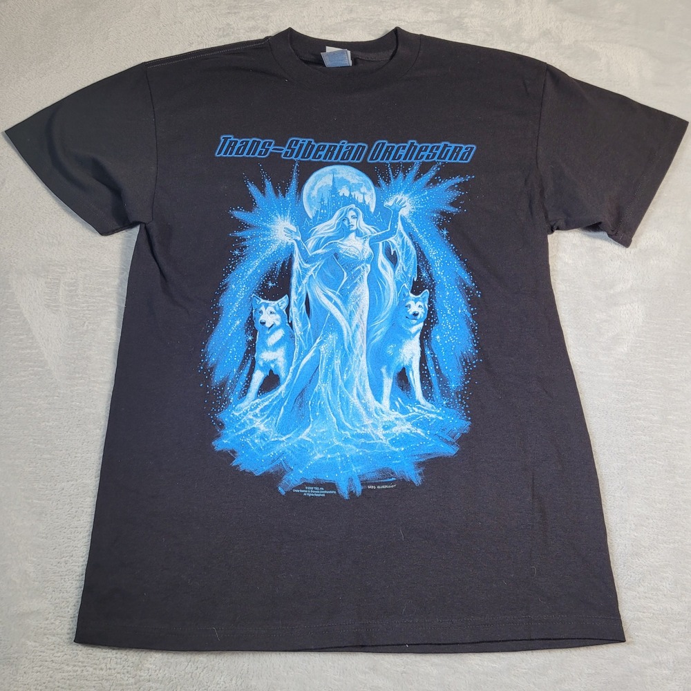 Trans-Siberian Orchestra T-Shirt Mens M Black 2007 Tour Graphic Tennessee River